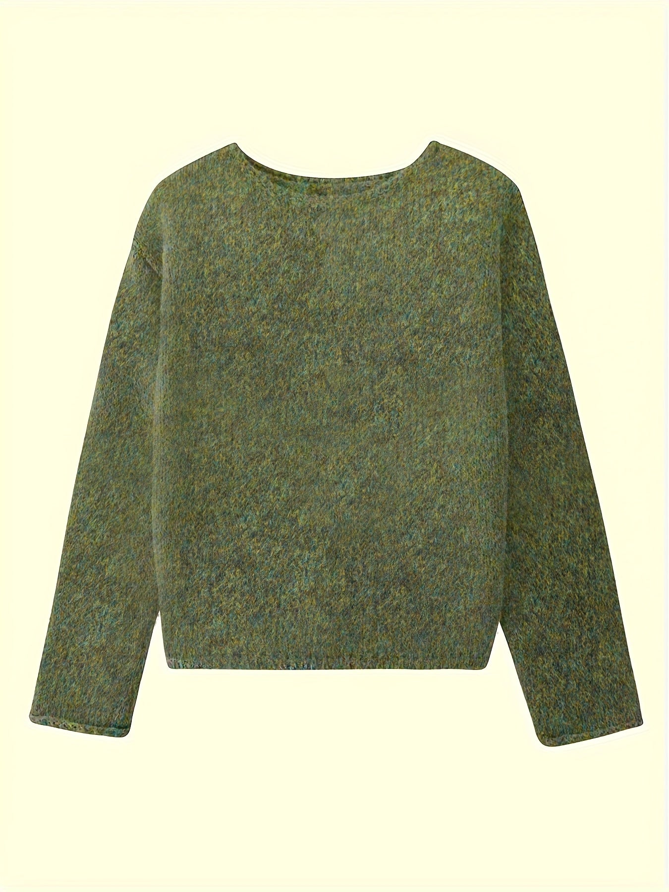 Malin Berggren | Oversized Striksweater med Rund Hals