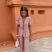 Priya Castellani | Midi-jumpsuit i blomsterprint til kvinder