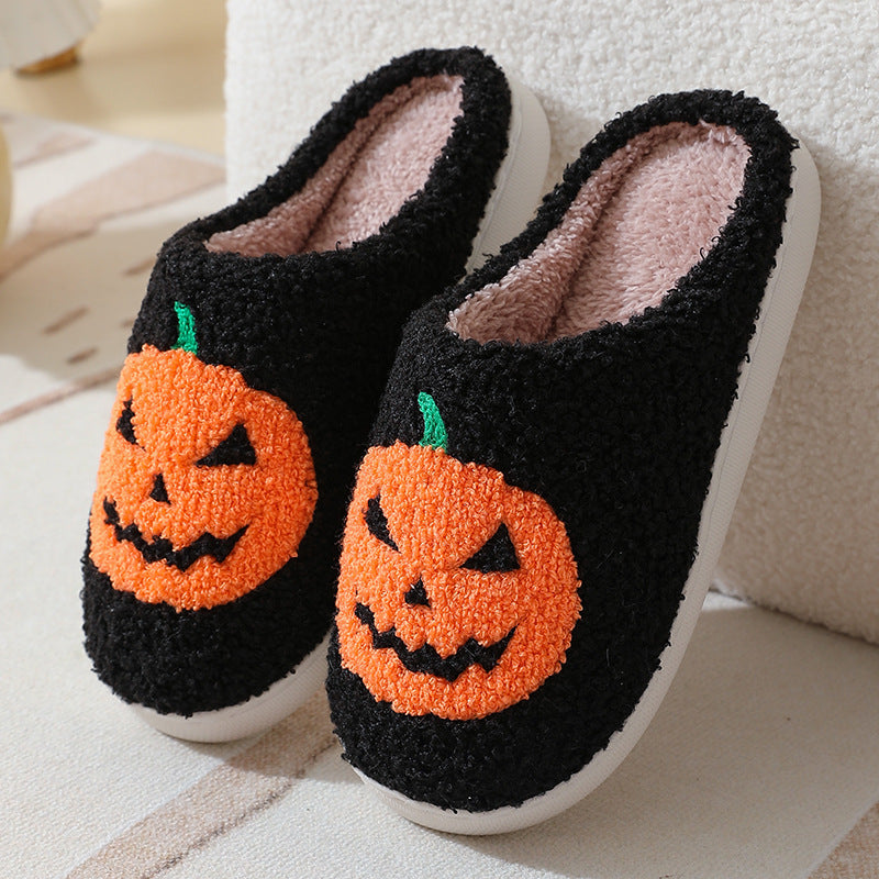 Little Boo | Pumpkin Halloween Slippers