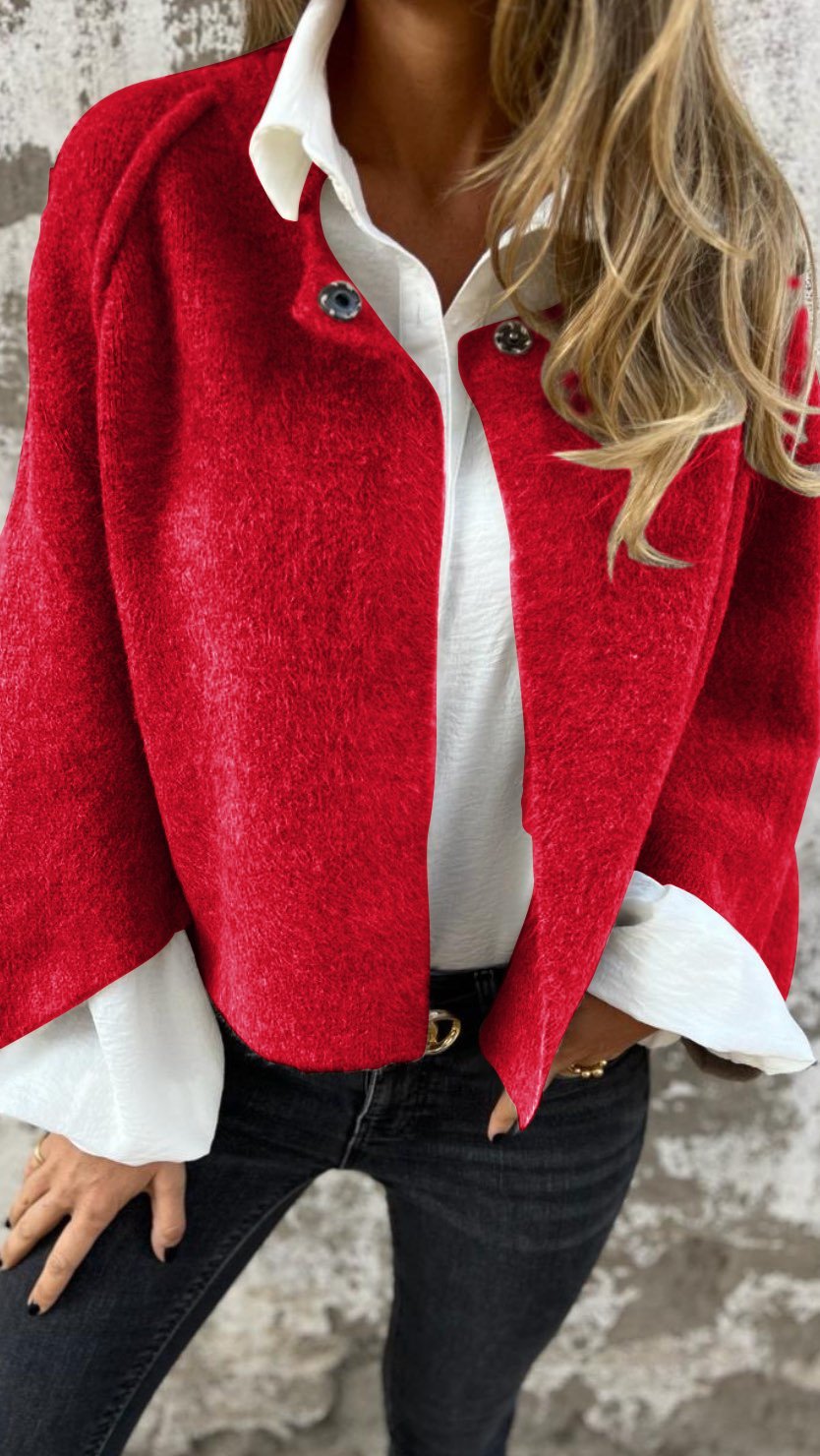 Rosanna Bellamy | Wool Cardigan i Beige med Elegant Design