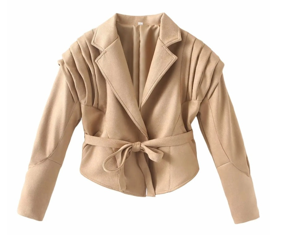 Rikke Petersen | Retro Skindjakke i Oversize Fit