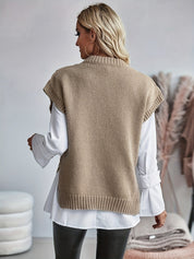 Pernille Jørgensen | Cable-Knit Sweater Vests in Beige