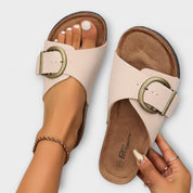 Isabelle Ashford | Komfortable Slide-Sandaler Med Spænde