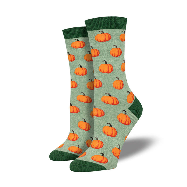 Harvest Haunt | Pumpkin Halloween Socks For Women