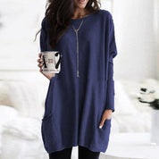 Rosalind Pemberton | Oversized Tunika Sweater med Lommer