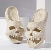 Fright Night | Skull Halloween Slippers For Women