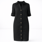 Livia Conti | Linned luksus midi kjole