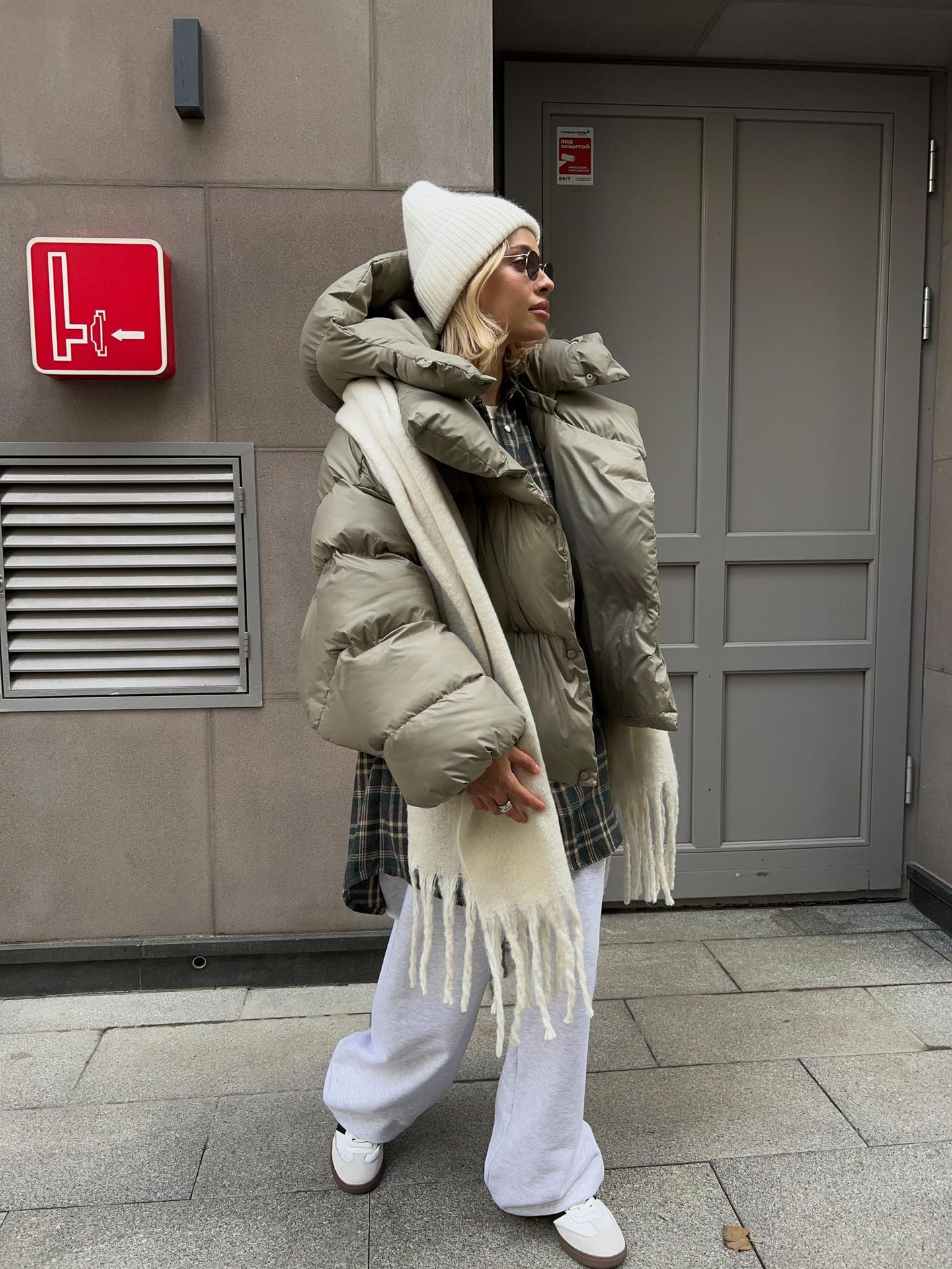 Maja Jensen | Pufferjakke i vatteret oversize-design