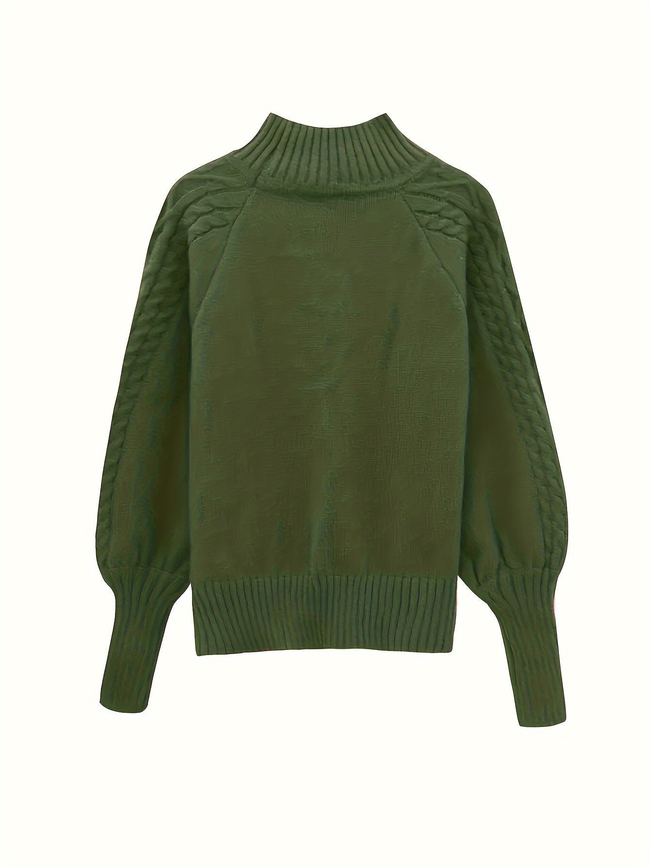 Nicoline Bruhn | Cable-Knit Sweater with Turtleneck