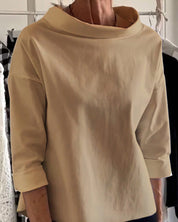Sara Møller | High-neck sweater with long sleeves
