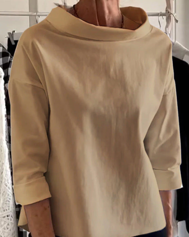 Sara Møller | High-neck sweater with long sleeves