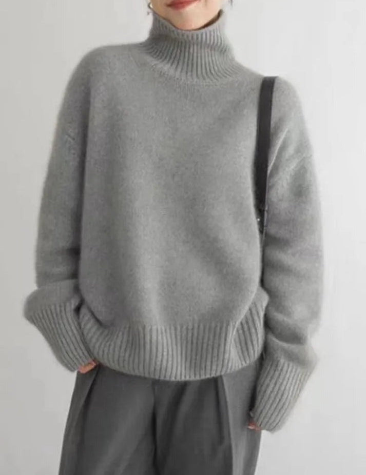 Joline Moretti | Luksuriøs rullekrave sweater i cashmere