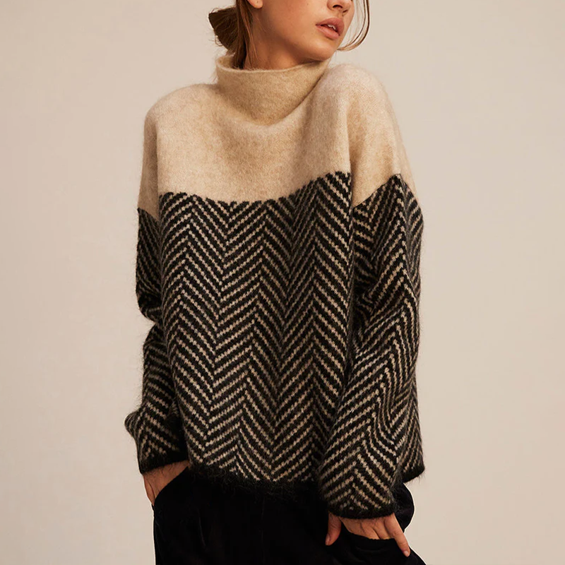 Élise Moreau | Luksuriøs rullekrave i faux cashmere