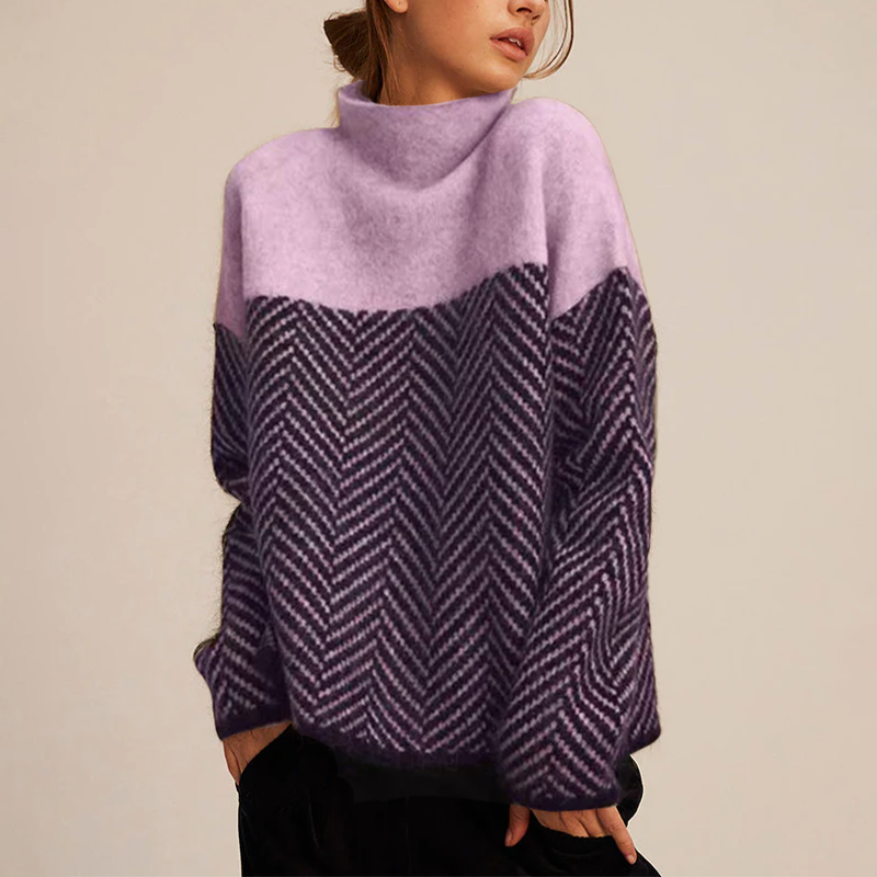 Élise Moreau | Luksuriøs rullekrave i faux cashmere