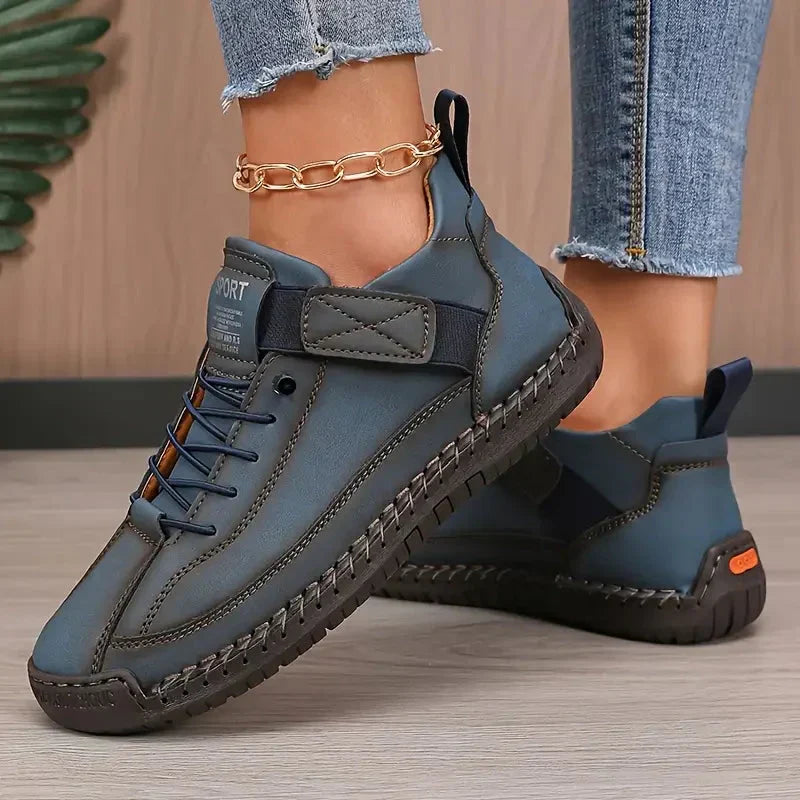Signe Frost | Sneakers i struktureret læder til kvinder