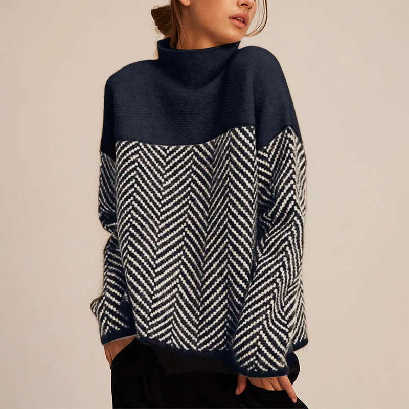Élise Moreau | Luksuriøs rullekrave i faux cashmere