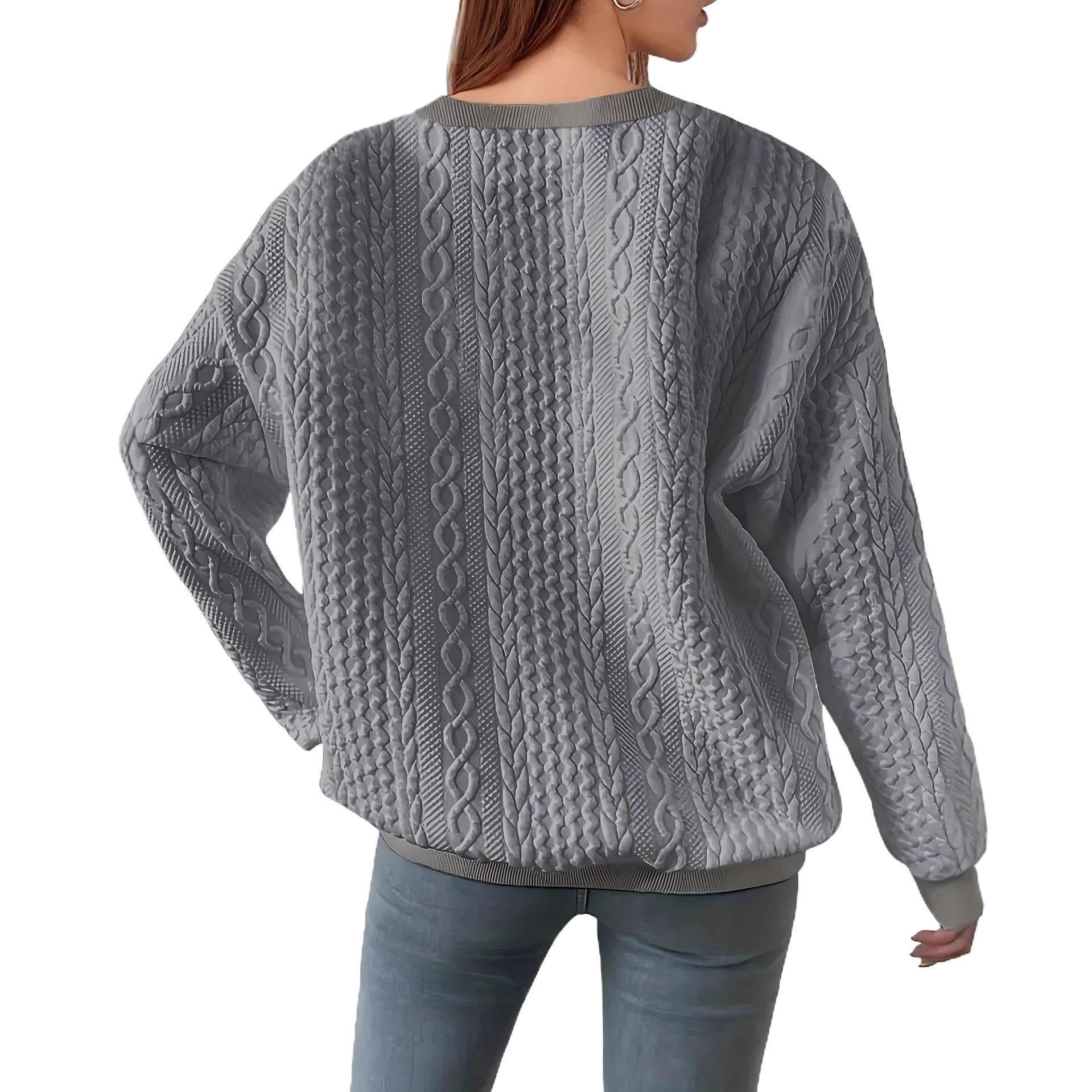 Sofie Kristensen | White Cable-Knit Sweater