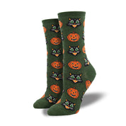 Harvest Haunt | Pumpkin Halloween Socks For Women
