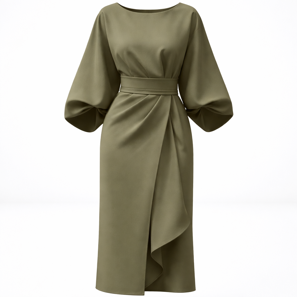 Seraphina Conti | Chic luksus midi kjole