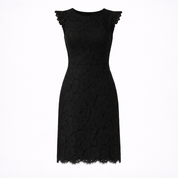 Amélie Rousseau | Elegant blonde midi kjole til kvinder