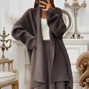 Karla Lindholm | Oversized cardigan i chunky strik til kvinder