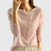 Merete Holst | Cardigan mit asymmetrischem Knopfverschluss