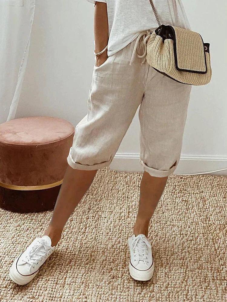 Sophie Laurent | Capri-bukser med afslappet elegance