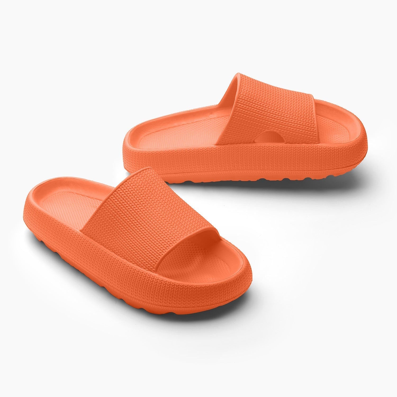 Dorte Rasmussen | Soft cobalt-blue slide slippers for women