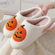 Little Boo | Pumpkin Halloween Slippers