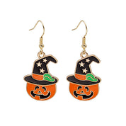 Dámské halloweenské náušnice Witching Hour | s čarodějnickým kloboukem