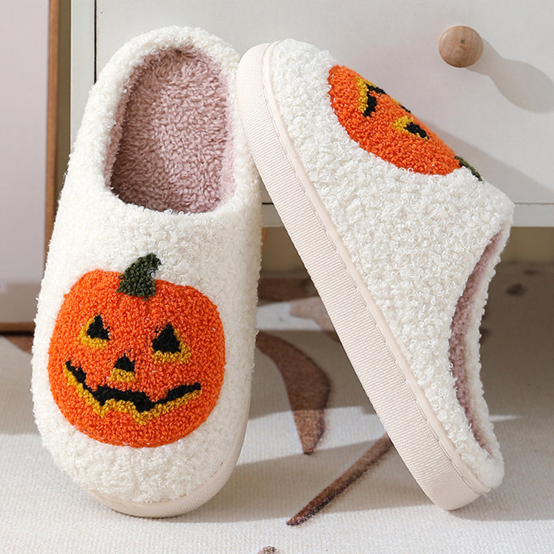 Little Boo | Pumpkin Halloween Slippers
