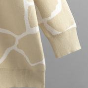 Rikke Overgaard | Jacquard-Strickjacke mit grafischem Muster in Oversize-Passform