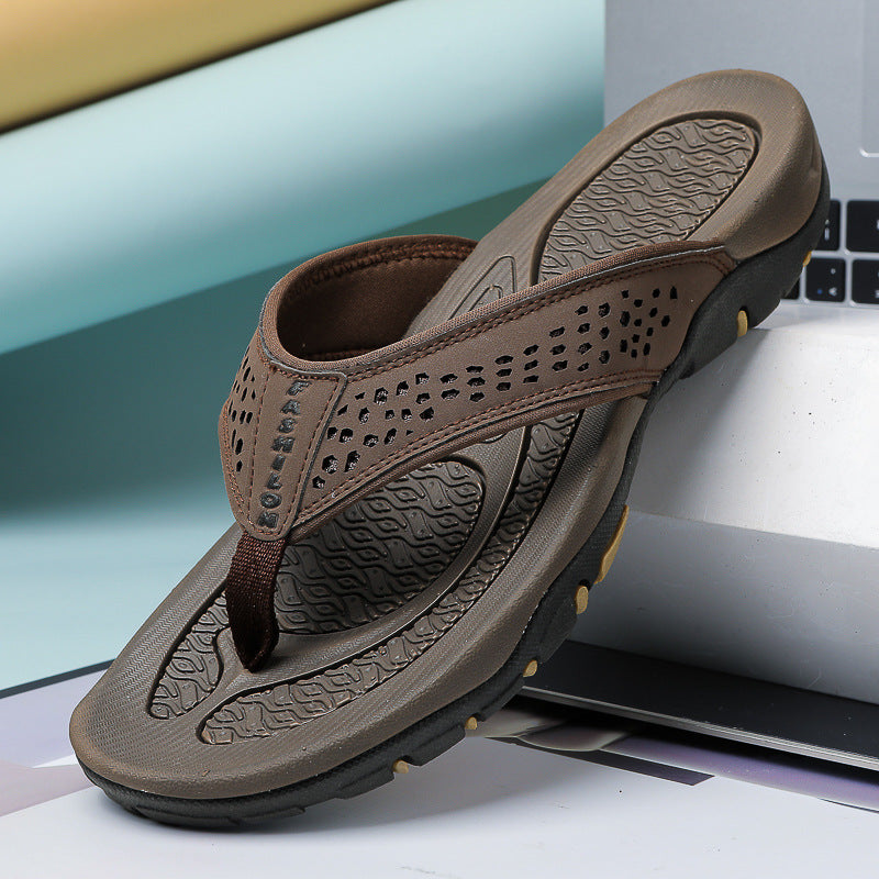 Søren Bach | Flip Flop Sandaler til Mænd med Åben Tå og Slidstærk Sål