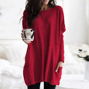 Rosalind Pemberton | Oversized Tunika Sweater med Lommer