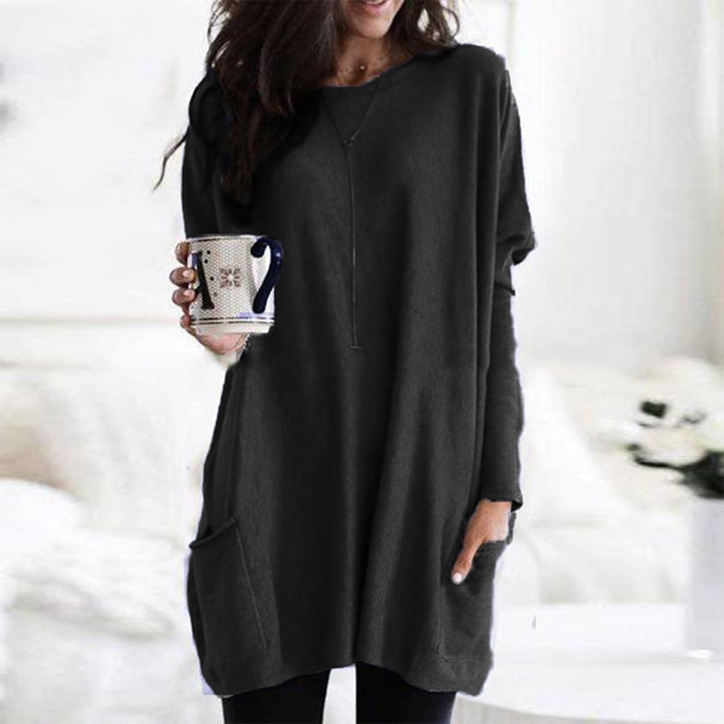 Rosalind Pemberton | Oversized Tunika Sweater med Lommer