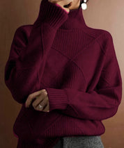 Camilla Sørensen | Yellow knitted blouse with a textured pattern