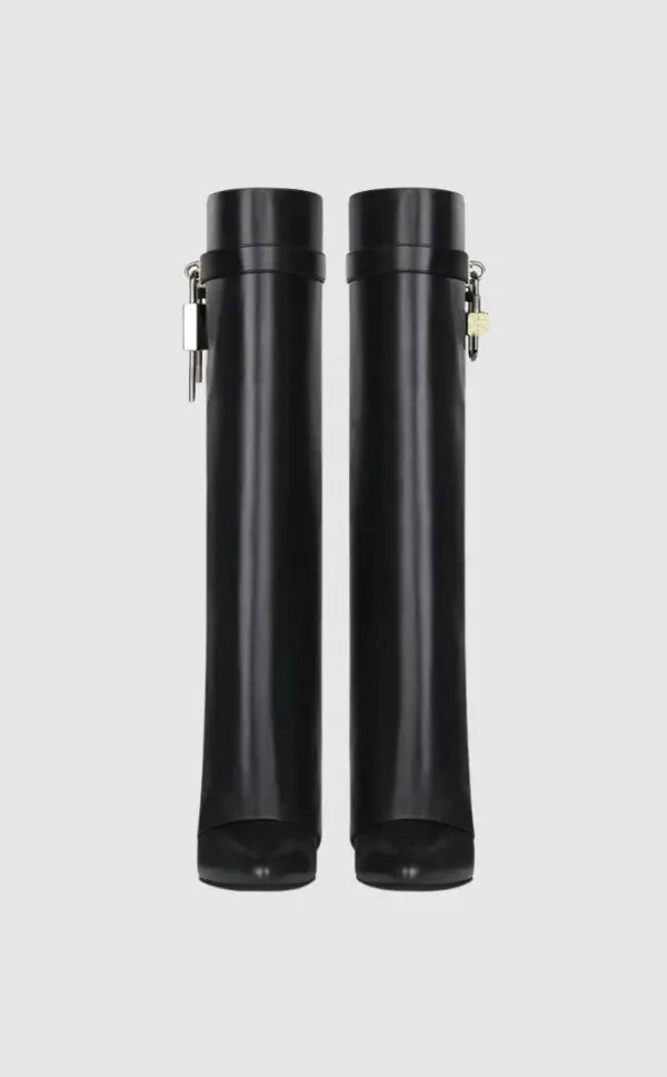 Valentina Ricci | Sculpted pant boots med futuristisk finish