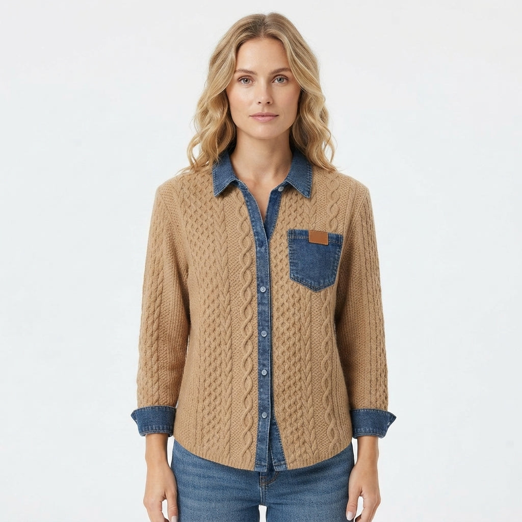 frida-kaas-strikket-skjorte-med-denim-kontrast-model.jpg