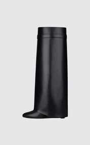 Valentina Ricci | Sculpted pant boots med futuristisk finish