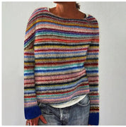 Élise Dupont | Strikpullover med retro mønster
