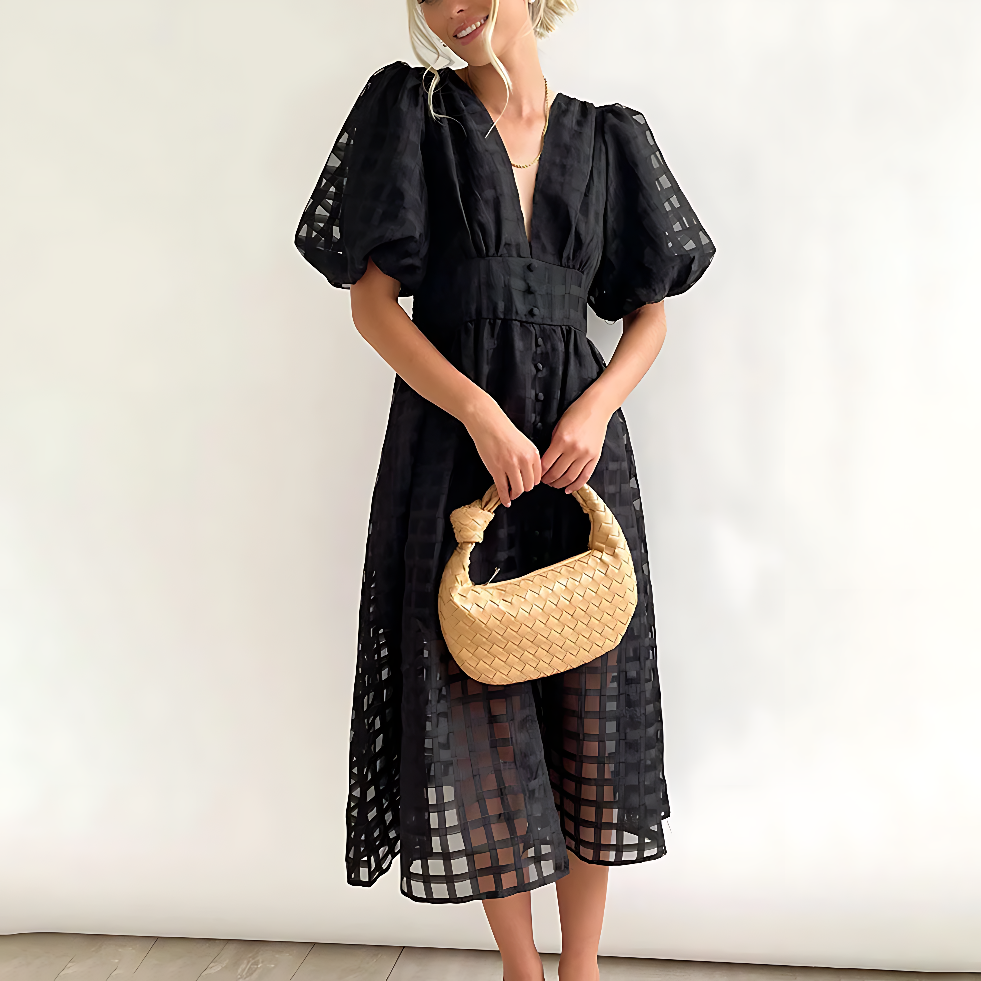 Camille Dupont | Midi-sommerkjole med tidløs elegance