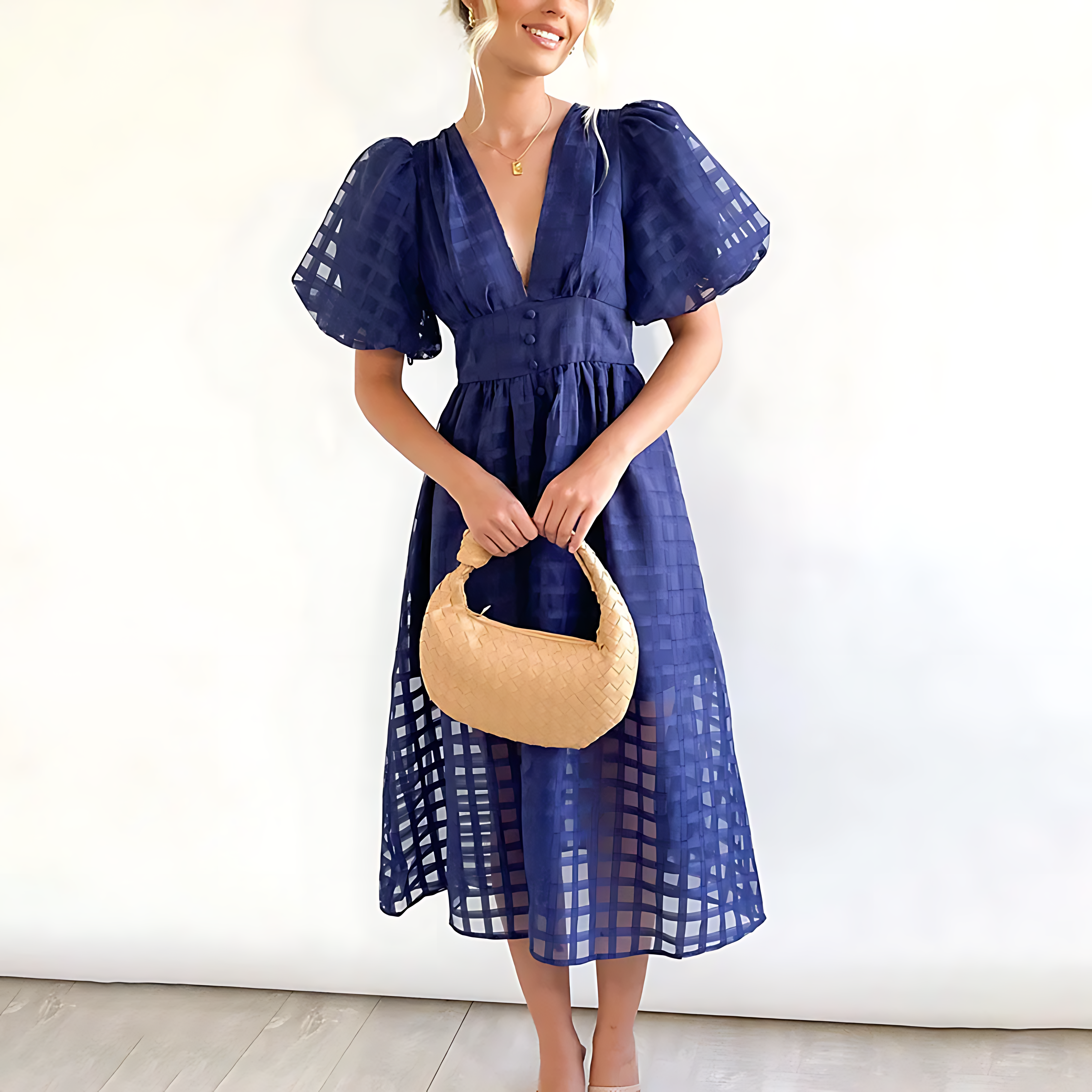 Camille Dupont | Midi-sommerkjole med tidløs elegance