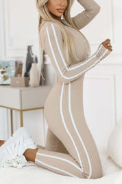 Katrine Olsen | Sporty catsuit jumpsuit med lynlås til kvinder