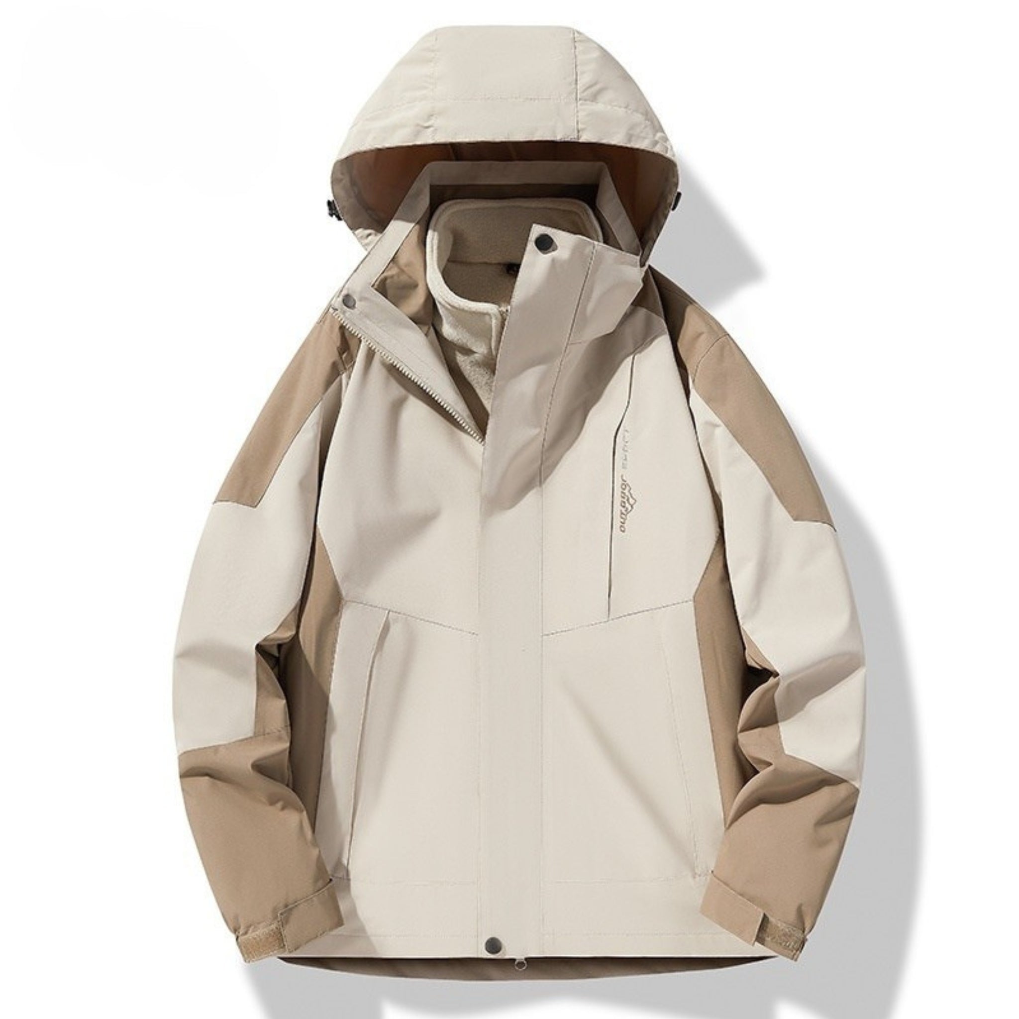 Tina Rasmussen | Vandtæt 3-i-1 Softshell-jakke med aftagelig fleece