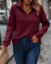 Ottavia Nordstrom | Ribbet Lynlåstrøje i Blød Rosa