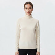 Lena Overgaard | Fleece-lined Turtleneck Sweater i lyserød