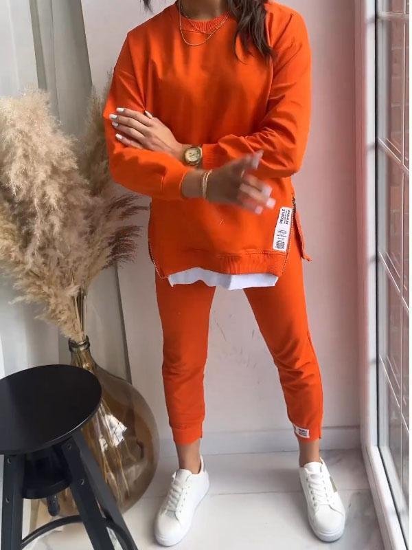 Amélie Sorensen | Komfortabel Outfit Set med Sweatshirt og Joggingbukser
