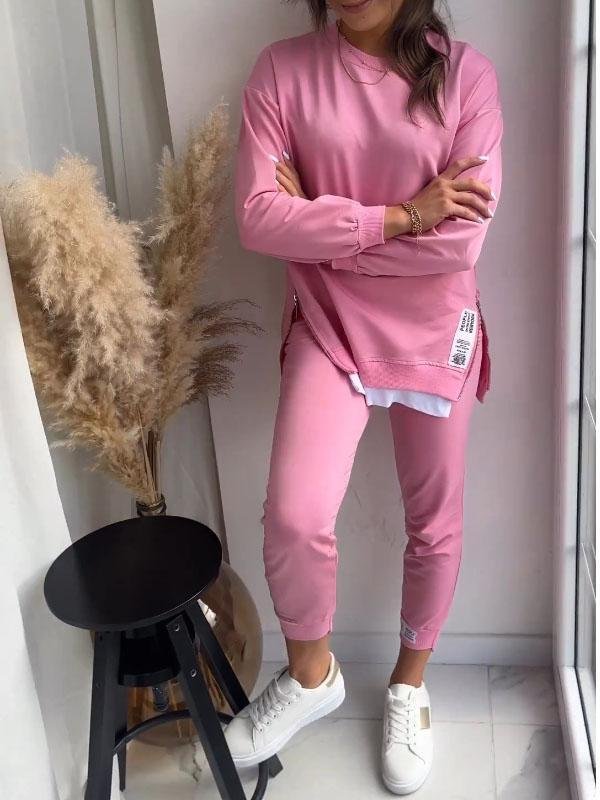Amélie Sorensen | Komfortabel Outfit Set med Sweatshirt og Joggingbukser