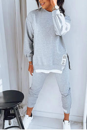Amélie Sorensen | Komfortabel Outfit Set med Sweatshirt og Joggingbukser