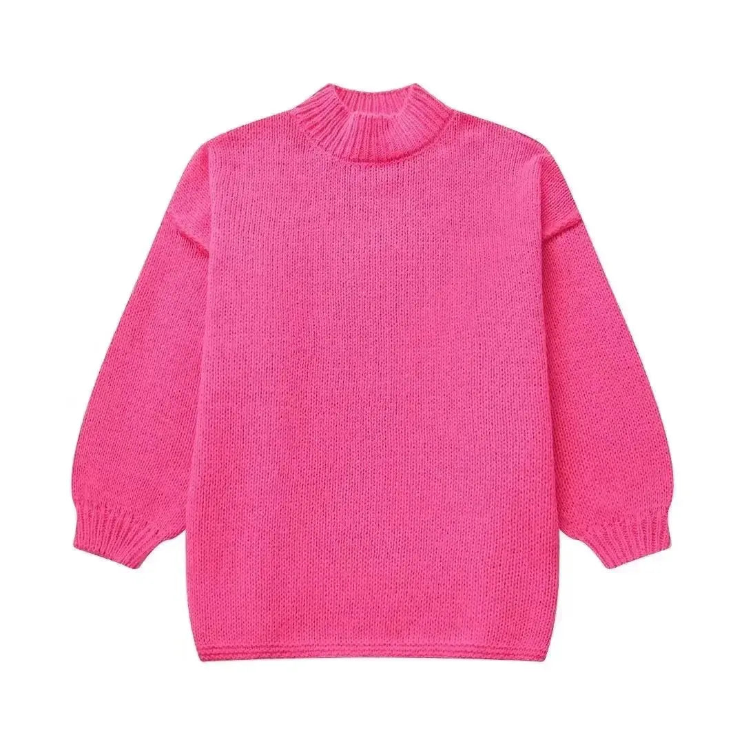 Harriet Sinclair | Oversize Efterårspullover i Beige – Blød & Varm Komfort